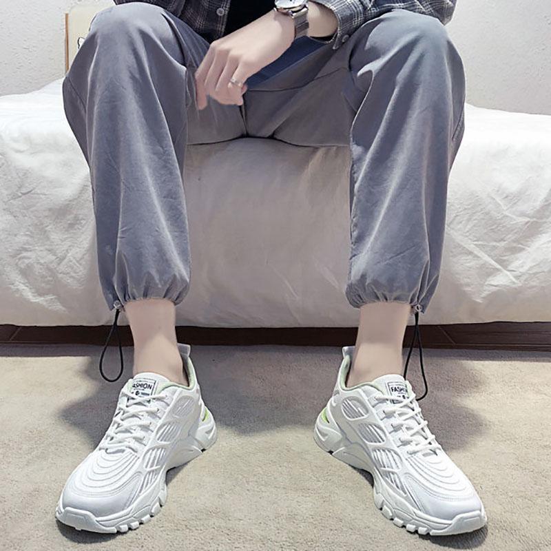 Spring and Summer Men's Shoes Low-top Shoes Breathable Sports Shoes Korean Version of The Wild Student White Shoes for Men