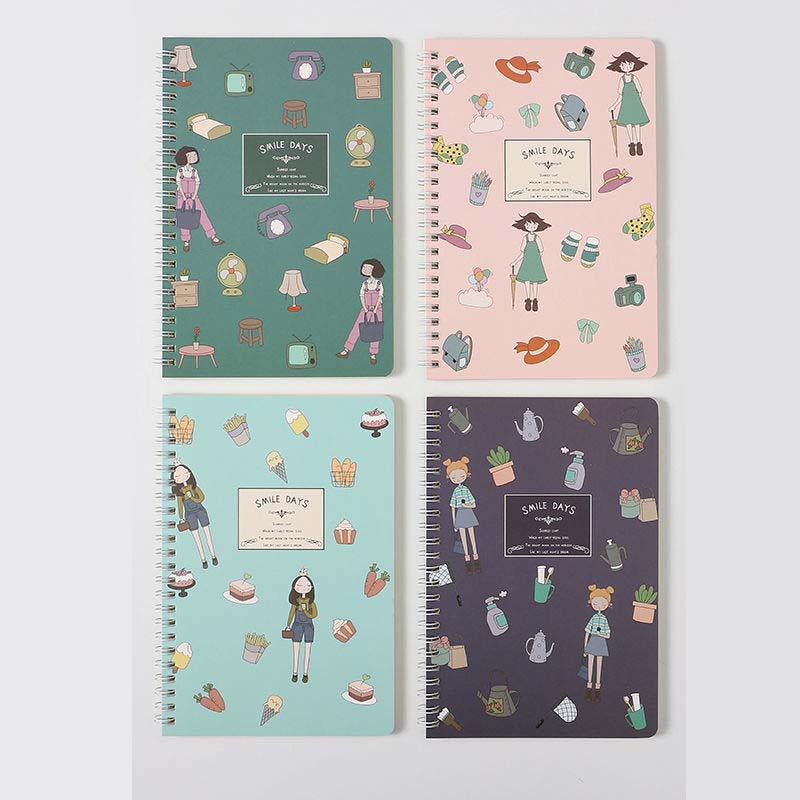 Simple Thick Coil Notebook Student Notebook Diary