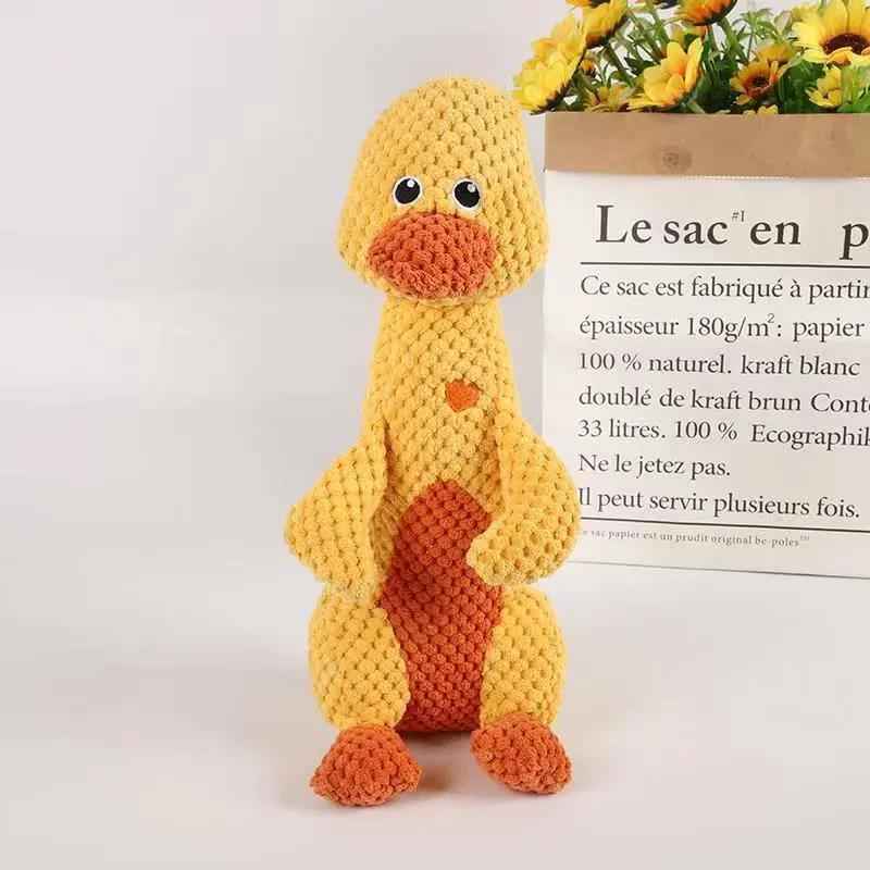 Pet Toy Deer Duck Frog Cute Bite Resistant BB Toy Toy Dog Molar Puppies Medium and Large Dog Supplies Play Fun Chewing Toy Dog Cats Grind Teeth Toy