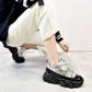 Women Sneakers Casuals Height Increasing Female Chunky Shoes thick-soled sports shoes casual running shoes