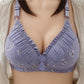 Sexy Printed Bra Without Steel Ring Underwear Gathered Comfortable Breathable Bra Girl Jacquard Bra Female