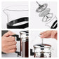 350ml/600ml French Press Glass Coffee Maker Kettle Manual Glass Tea Pot with Handle Espresso Maker Cafetiere with Filter