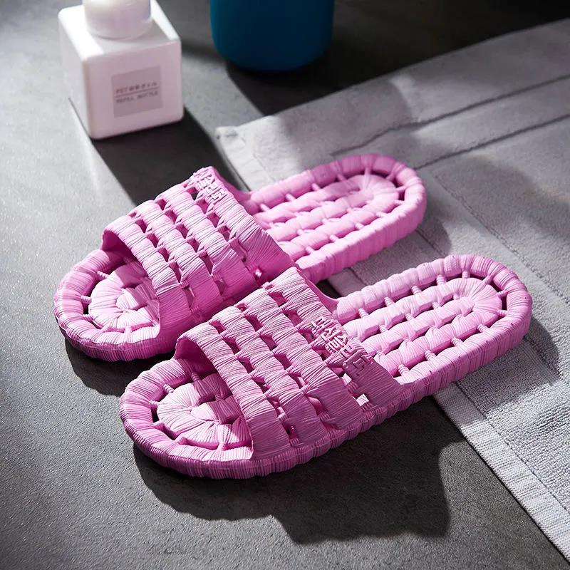 Spring and Summer Men's and Women's Slippers Indoor Non-slip Plastic Soft-soled Slippers
