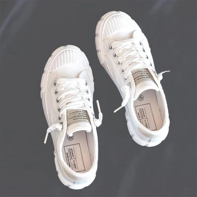All-match Small White Shoes Women's Canvas Shoes Student Harajuku Cloth Shoes