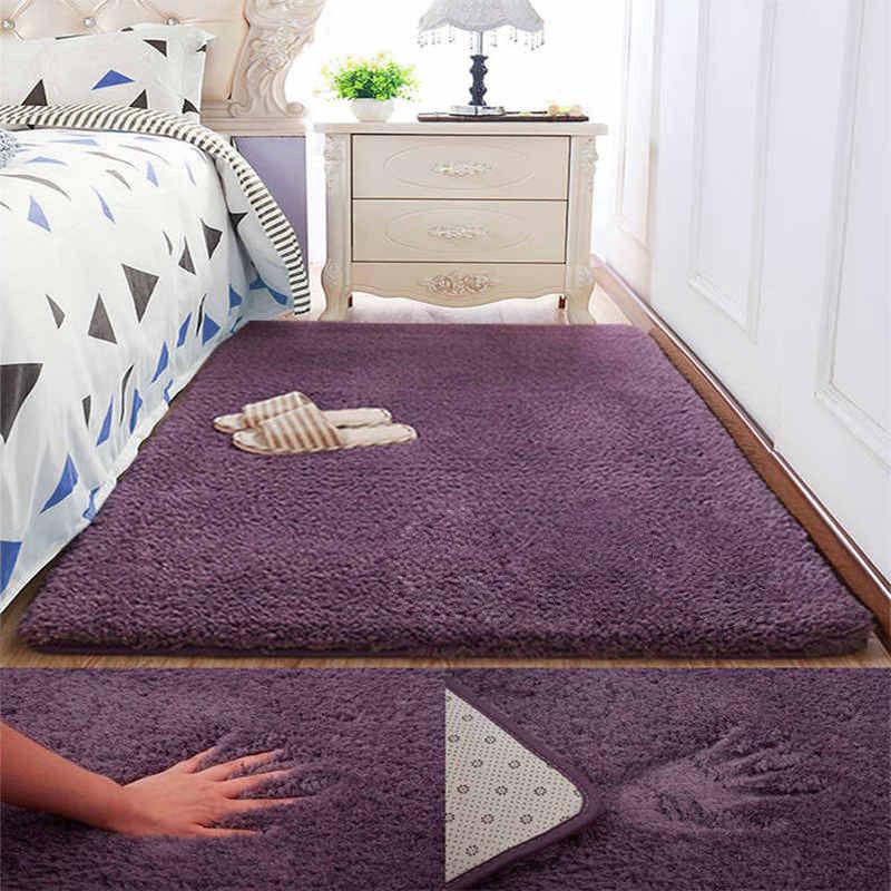 Household Lamb Velvet Padded Bedroom Carpet Living Room Coffee Table Bedside Bay Window Full Carpet