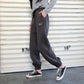 Winter Retro Plus Velvet Casual Sports Pants Women's Tide Ins Korean Version of Loose and Thin Students Beamed Harlan Pants