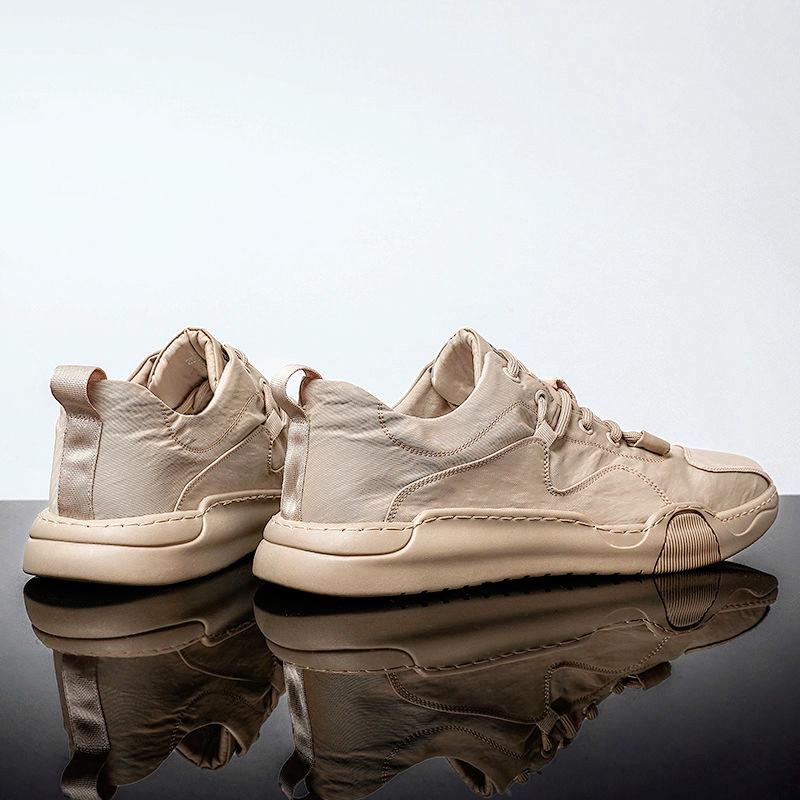 Men's Canvas Shoes Spring Summer Breathable Leisure Running Sneakers  Woven  One Pedal