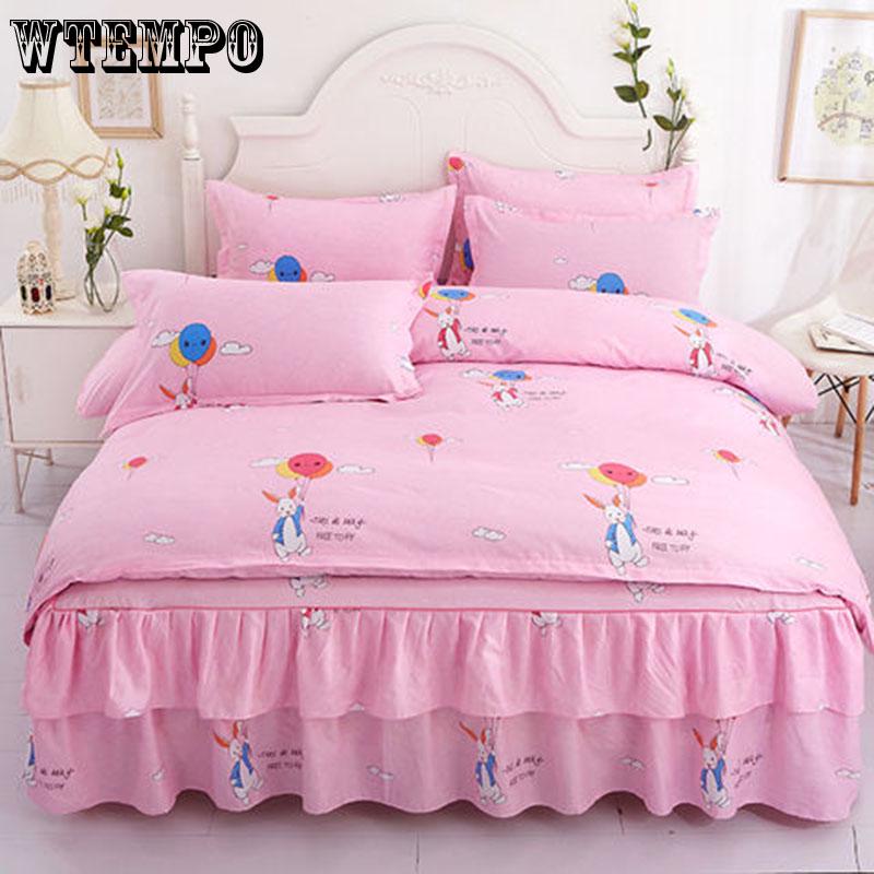 New Bedding Set Flower Double Flat Sheets  Bedspread Duvet Cover Comforter Adult Queen