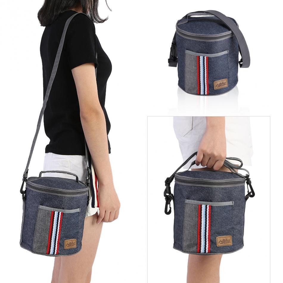 Portable Insulated Thermal Cooler Lunch Storage Food Box Bag Case with Tote Picnic