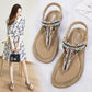 2020 Sandals Female Summer National Wind Bohemian Beach Shoes Clip Feet Flat Sandals Wild Flip Flops