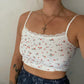 Summer Ladies Vest Small Fresh Floral Lace Stitching Camisole