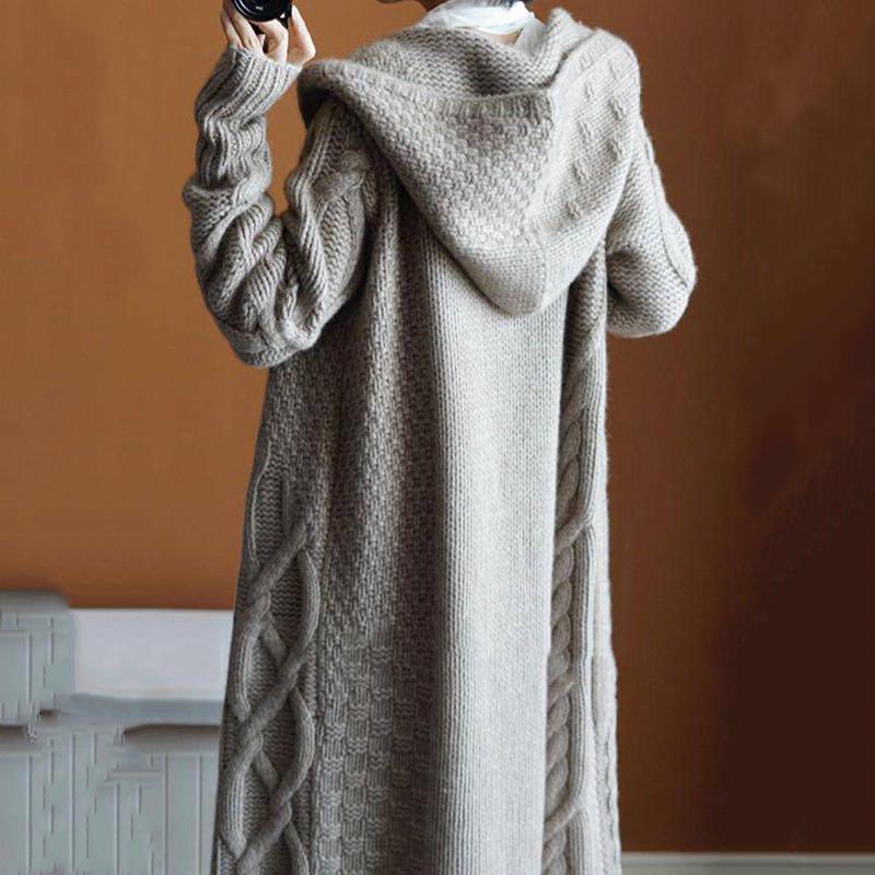 Fashion Long Cardigan Women 2019 Fashion Harajuku Loose Knit Sweater Women Casual Jacket Coat Autumn