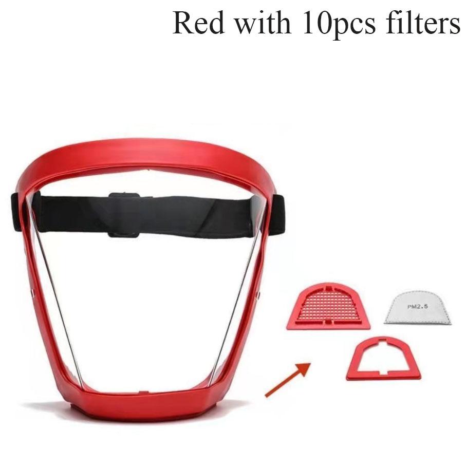 Full Face Protective Cover Kitchen Transparent Protective Cover Household Oil Splash-Proof Eye Facial Care