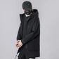 Spring and Autumn Men's Jacket Thin Loose Windbreaker Casual Mid-length Jacket Plus Fat Plus Size