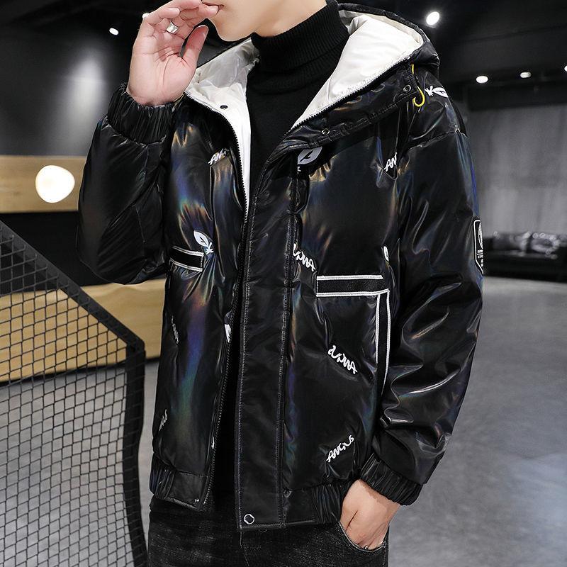 90% White Duck Down Winter Men's Down Jacket Fashion Casual Ins Hooded Jacket Korean Version of The Trend of Thick Warm Down Jacket