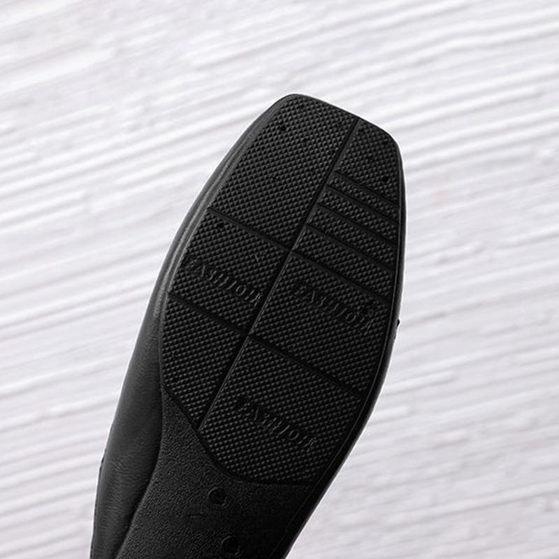 Slippers Sandals Women's Outer Wear Baotou Half Slippers Non-slip All-match Sandals and Slippers Square Head Thick Heel Sandals
