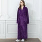 Zipper Nightdress Women's Winter Long Lazy Pajamas Large Size Loose One-piece Pregnant Thickening Nightgown Couple Bathrobe
