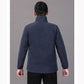 Middle-aged Elderly Men's Polar Fleece Sports Jacket Spring and Autumn Stand Collar Loose Outdoor Casual Sweatshirt Fleece Solid Color Short Top