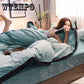 4pcs  Fleece Bedding Set  Lace Duvet Cover Flat Sheet Pillowcase Flannel Winter Warm Bed Linen