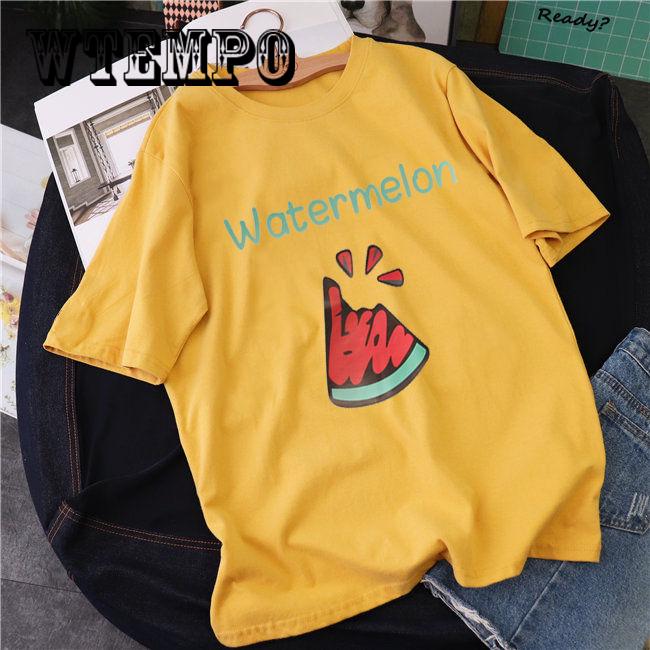 Modern Fashion T Shirt Women Clothes Summer Casual Cartoon Print Tshirt Harajuku Tops Vogue T-shirt