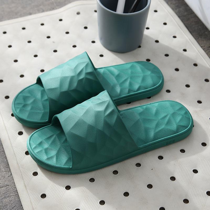 Summer Home Indoor Women's Sandals Bathroom Bath Non-slip Household Slippers Soft Sole Home Solid Color Couple Slippers