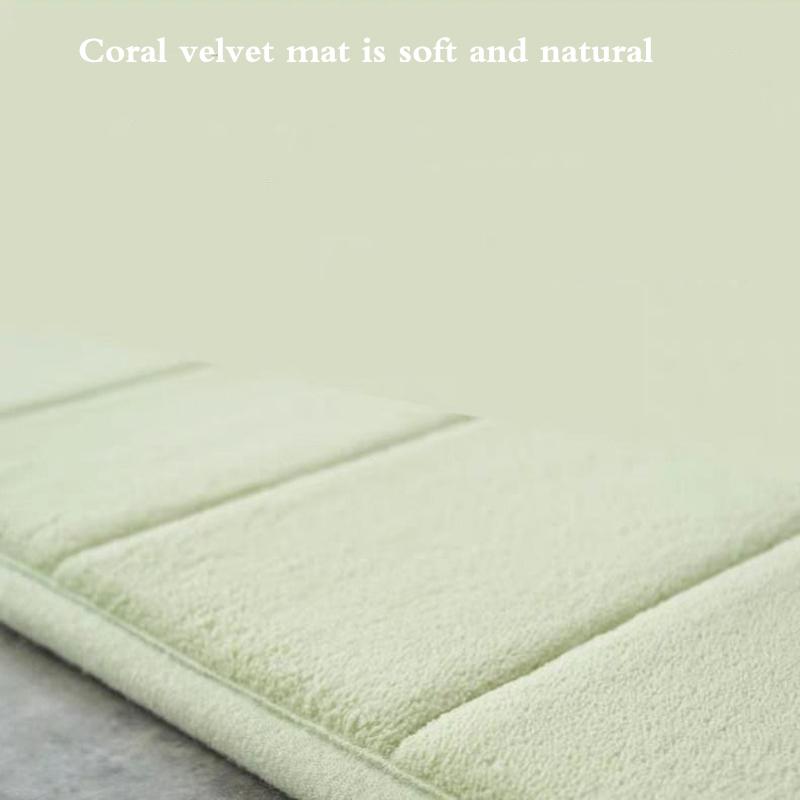 Water Absorbent Door Mat Entrance Mat Bathroom Toilet Non Slip Mat Household Kitchen Carpet