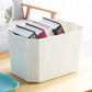 Desktop Storage Box Clothes Toy Plastic Finishing Box Household Clothing Storage Box with Cover Large Storage Box