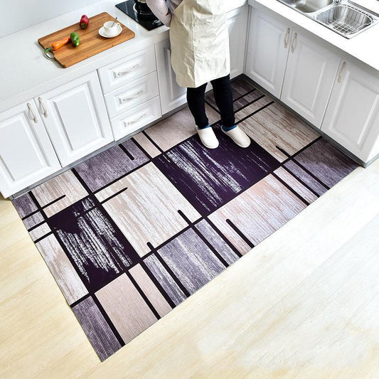 Kitchen Mat Household Dirt-resistant Absorbent Foot Pad Door Anti-slip Mat Waterproof Oil-proof Carpet