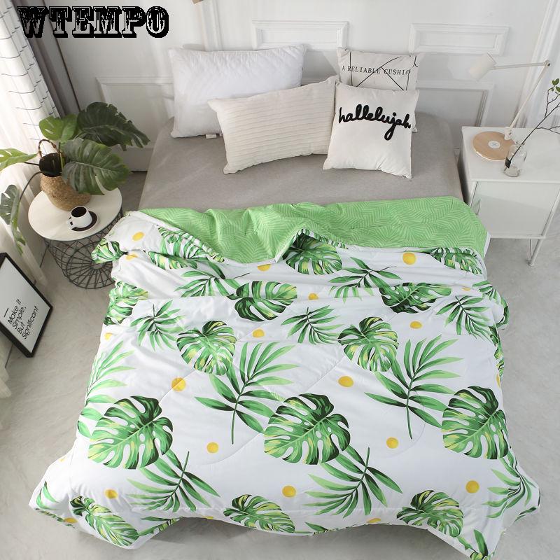 WTEMPO Comfortable Air Conditioner Is Summer Cool Quilt Soft Child Is Summer Washable Thin Quilt