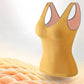 Warm Vest Underwear Women Plus Velvet Thickening with Chest Pad Tight-fitting Inner Wear with Chest Support Sexy Sleeveless Bottoming Shirt