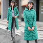 Slim-fit Down Padded Jacket Down Jacket Women Mid-length Padded Jacket Women Korean Winter Hooded Padded Padded Jacket