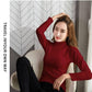 Winter Half High Neck Warm Ladies Bottoming Shirt Plus Velvet Padded Inner Long-sleeved T-shirt Top
