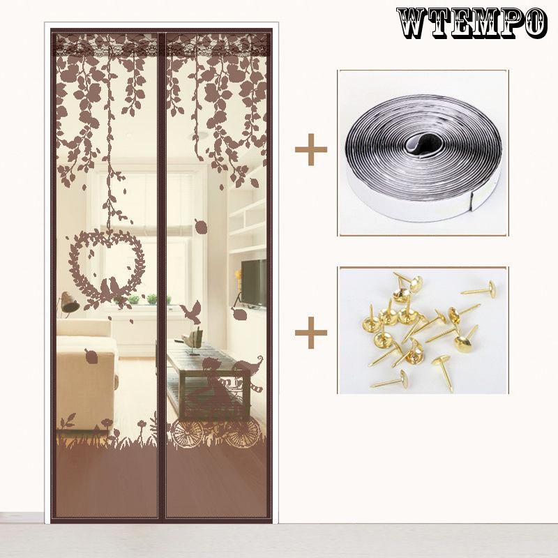 Curtain Velcro High-grade Magnetic Screen Door Home Bedroom Partition Curtain