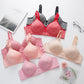 Thin Breathable Gather No Steel Ring Comfortable Adjustable Underwear Women's Bra Gather Gather Women's Medium Size Bra