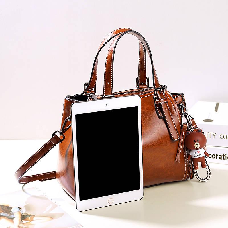Genuine Leather Handbags Luxury Women Messenger Bags Bolsa Feminina Women's Shoulder Bag