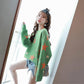 Fashion Knitted Sweater Autumn and Winter Jacquard Round Neck Pullover Sweater Women Loose