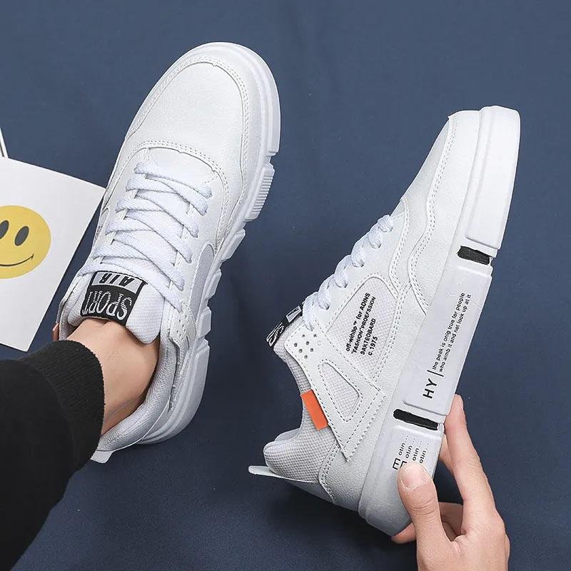 Spring Men's Shoes Korean Style Trend Board Shoes Breathable Sports Sneakers Casual Dad Shoes Student Shoes Wear-resistant and Non-slip