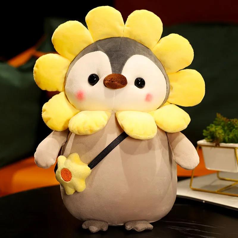 Kids Plush Toys Lovely Penguin Plush Doll Pillow Soft Changing Penguins Kids Sleep Doll Cute Children's Birthday Gifts