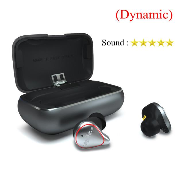 Bluetooth 5.0 True Wireless Earbud Balanced Sport Stereo Sound Earphones with Charging Box for Phone