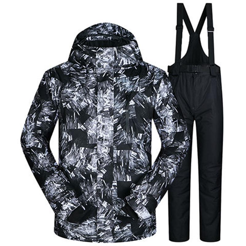 Men's and Women's Ski Wear Winter Outdoor Warm Windproof Waterproof Ski Snowboard Wear Women's and Men's Snow Clothes