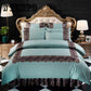 4pcs Linens 100% Cotton Bedding Set Bed Cover  Sheet Pillowcases Home Decor Luxury  Silk Lace Bed Sheet Quilt Cover