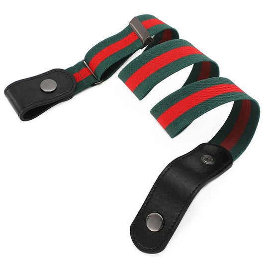 Women's Double Circle Woven Thin Belt Casual Korean Decorative Sweater Dress Belt Knotted and Lengthened Maroon Bel Telastic Band