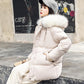 Real Shot Thickening Fashion Women's Down Jacket Wild Hooded Short Korean Cotton Jacket