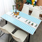 Rectangular Table Mat Anti-scalding Soft Glass Tablecloth Waterproof and Oil-proof Disposable PVC Coffee Table Table Mat Tablecloth