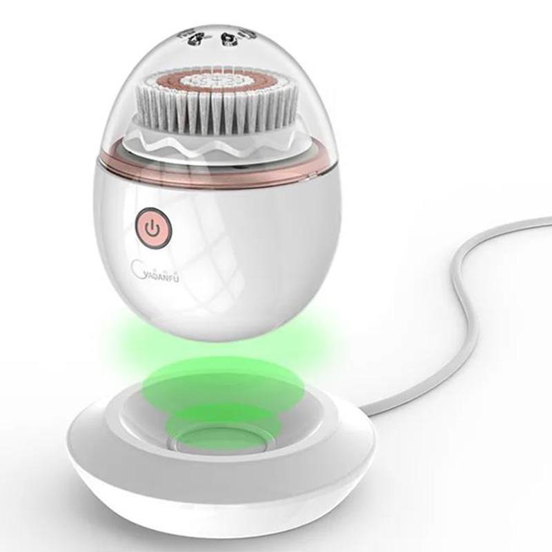 Electric Silicone Facial Cleansing Instrument Student Rechargeable Deep Cleansing Pore Cleaner Men and Women Face Wash Artifact To Remove Blackheads