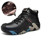 Men's Cotton Shoes Hiking Anti-skiing Shoes Warm Plus Velvet Martin Boots Waterproof Cotton Shoes
