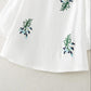 Pure Cotton T-shirt Women Summer Embroidered Art T-shirt Women Loose Top Three-quarter Sleeves Ethnic Style Bottoming Casual T-shirt