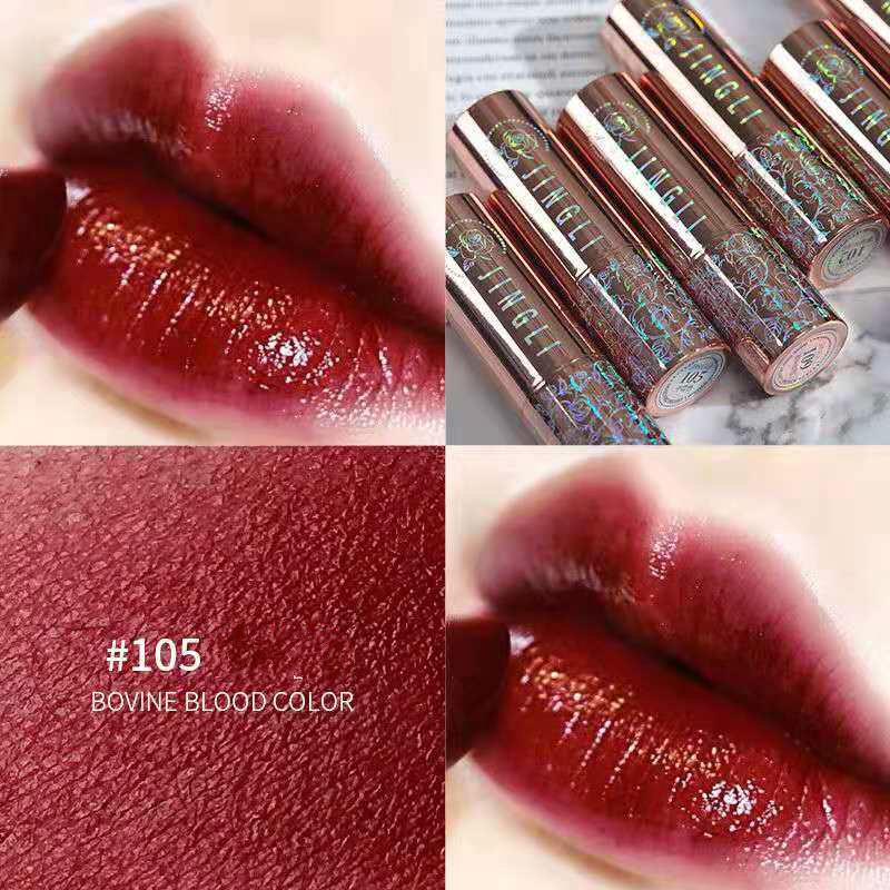 Matte lipstick long lasting non-stick cup lipstick moisturizer lip gloss  makeup nude sexy lips