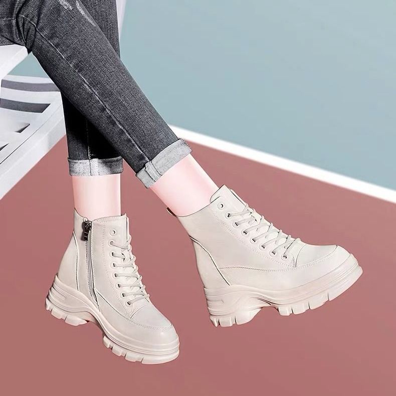 Women Winter Snow Boots  High-top Shoes Casual Woman Waterproof Warm Leather Ankle Boots Female High Quality Plush Inner Martin Boots