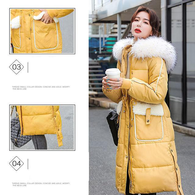 Bread Down Padded Jacket Women's Padded Jacket Women's Mid-length Over The Knee Loose Padded Jacket
